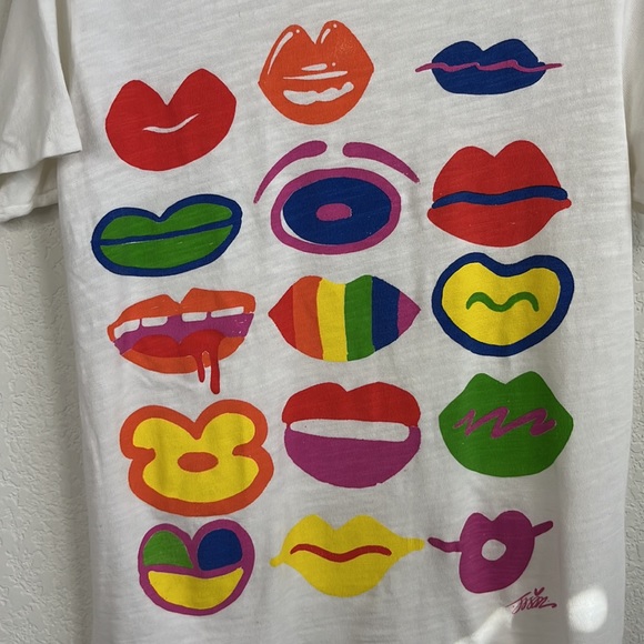 rag and bone Unisex Pride Lips Tee - Limited Edition - Picture 3 of 10